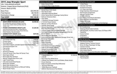 2015 Jeep Wrangler Sport