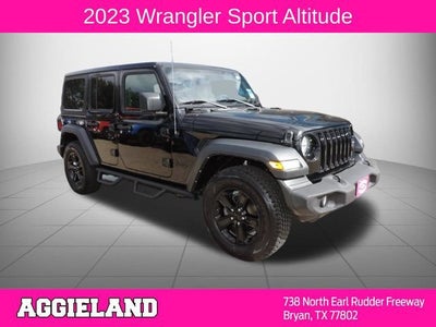 2023 Jeep Wrangler 4-Door Sport Altitude 4x4