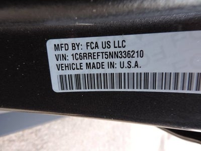 2022 RAM 1500 Lone Star Crew Cab 4x2 5'7" Box