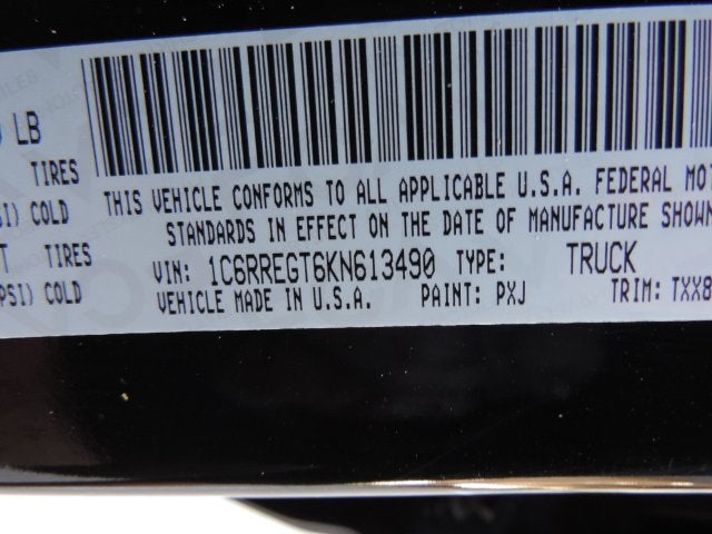 2019 RAM 1500 Tradesman Crew Cab 4x2 5'7" Box