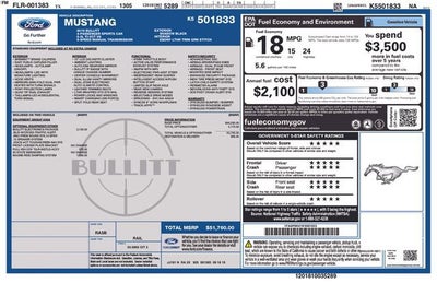 2019 Ford Mustang BULLITT