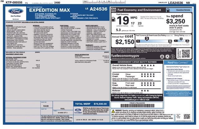 2020 Ford Expedition Platinum MAX