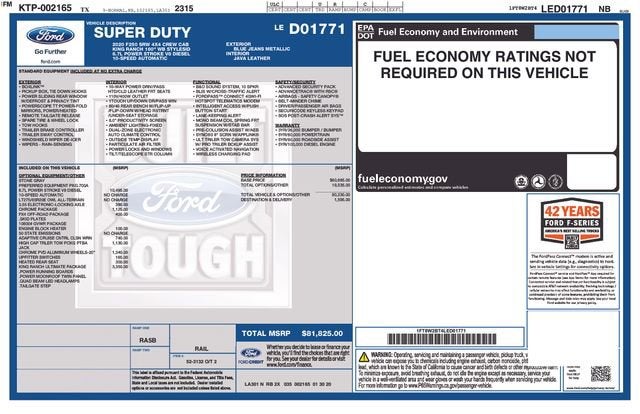 2020 Ford Super Duty F-250 SRW King Ranch