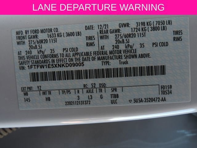 2022 Ford F-150 LARIAT