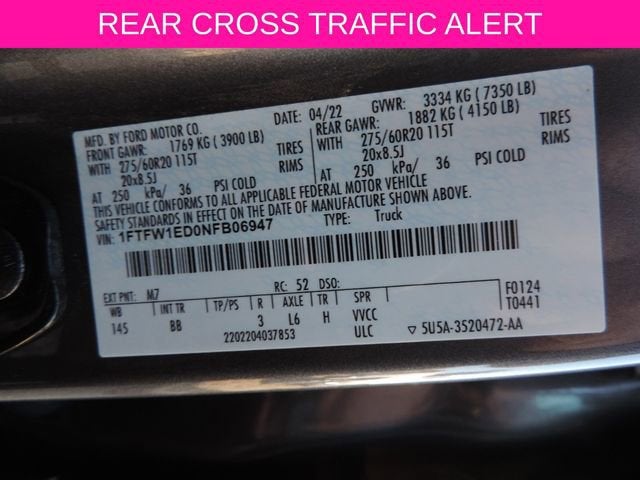 2022 Ford F-150 Platinum