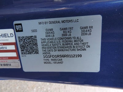 2024 Chevrolet Camaro 2LT