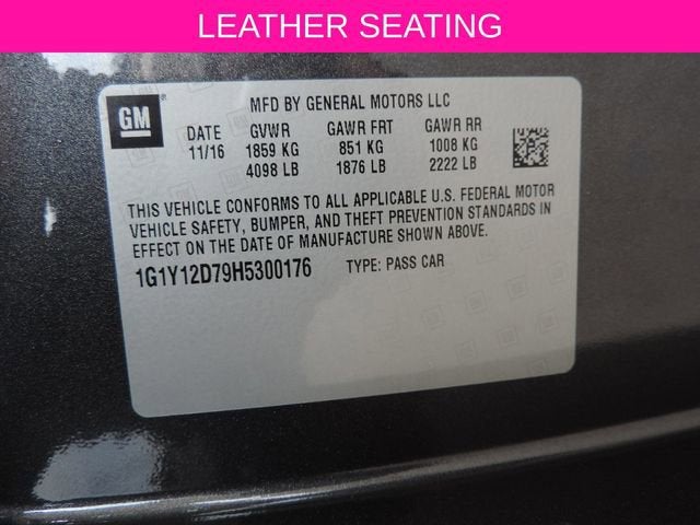 2017 Chevrolet Corvette Grand Sport Grand Sport 3LT