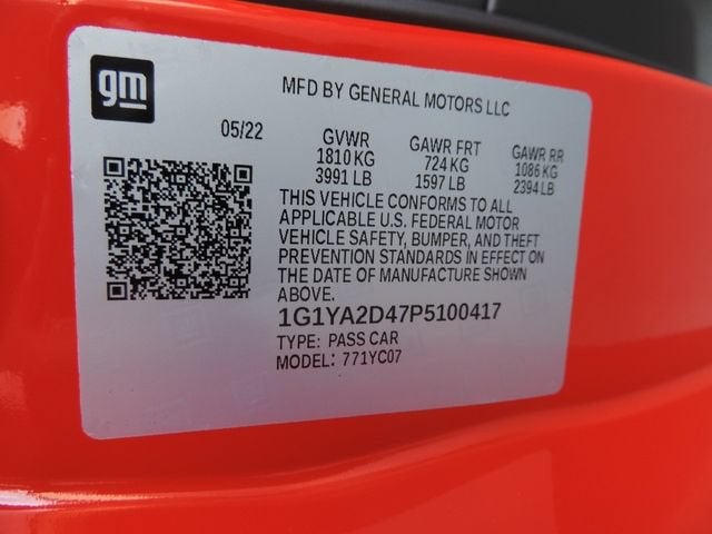 2023 Chevrolet Corvette Stingray 1LT