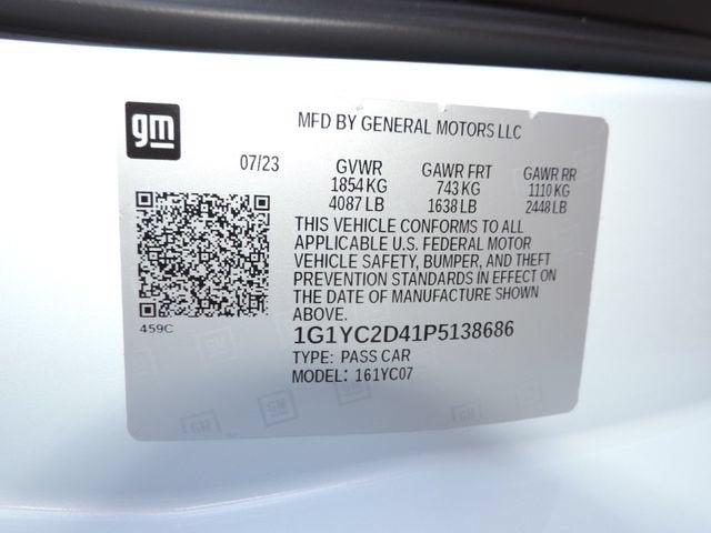 2023 Chevrolet Corvette Stingray 3LT