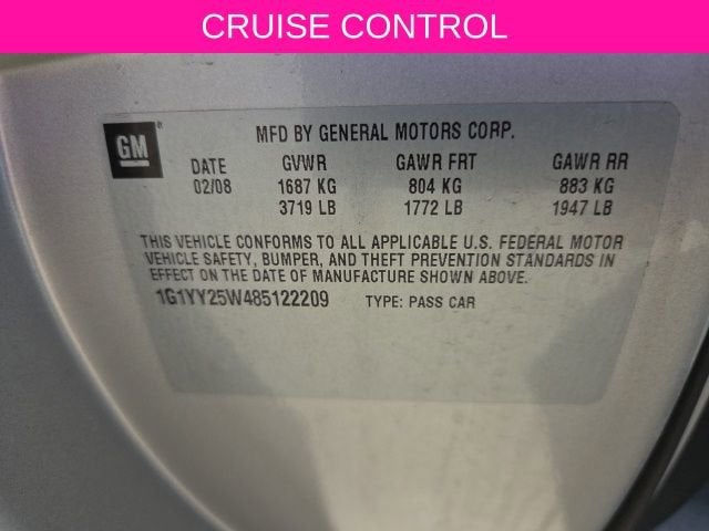 2008 Chevrolet Corvette Base