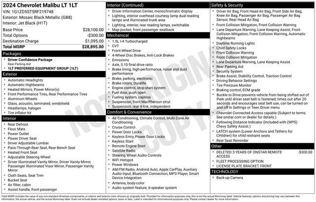 2024 Chevrolet Malibu 1LT