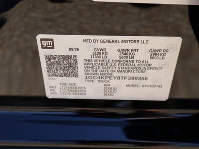 2026 Chevrolet Silverado 2500 HD LTZ