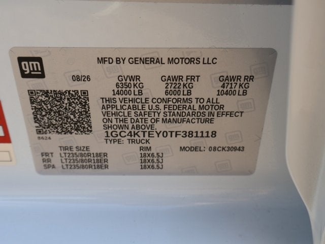 2026 Chevrolet Silverado 3500 HD LT DRW