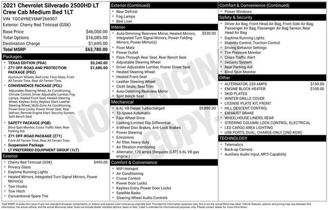 2021 Chevrolet Silverado 2500 HD LT