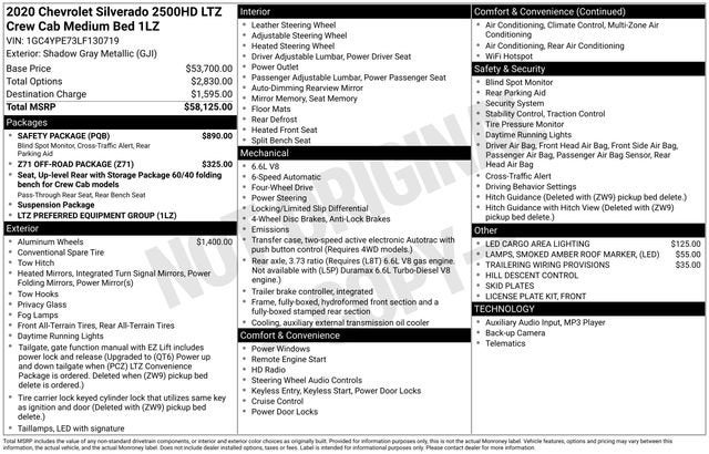 2020 Chevrolet Silverado 2500 HD LTZ