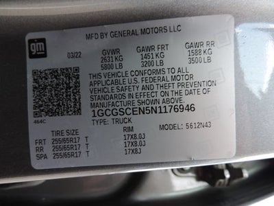 2022 Chevrolet Colorado LT