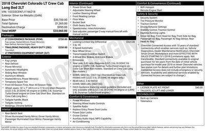 2018 Chevrolet Colorado 2WD LT