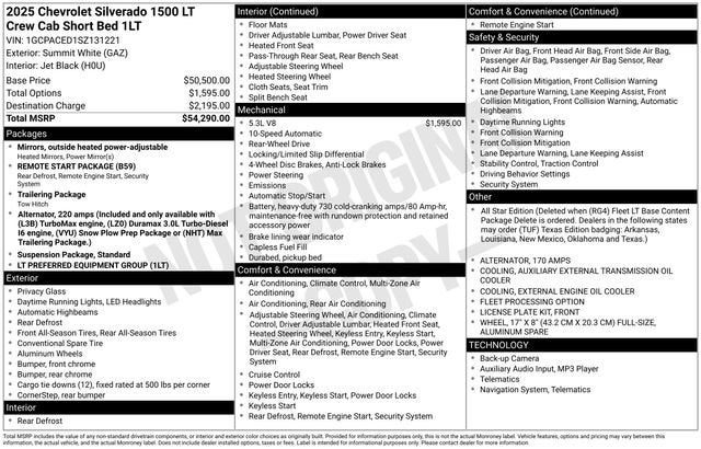 2025 Chevrolet Silverado 1500 LT