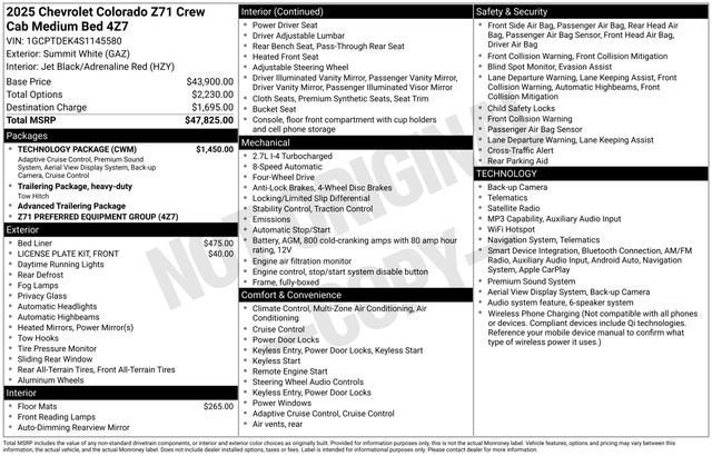 2025 Chevrolet Colorado Z71