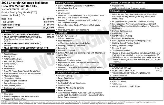 2024 Chevrolet Colorado Trail Boss