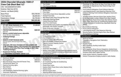 2026 Chevrolet Silverado 1500 LT