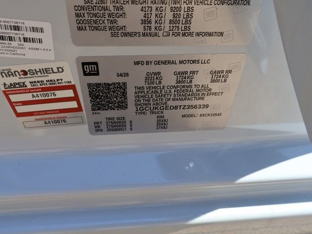 2026 Chevrolet Silverado 1500 LTZ