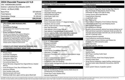 2024 Chevrolet Traverse LS