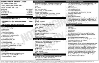 2023 Chevrolet Traverse LS