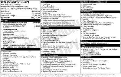 2026 Chevrolet Traverse Z71