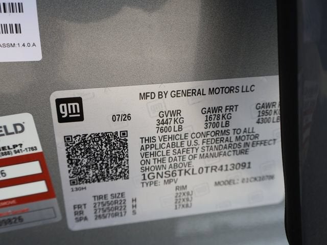 2026 Chevrolet Tahoe High Country