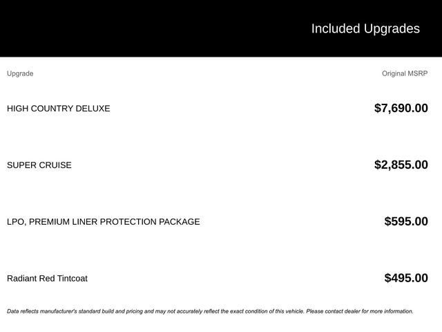 2026 Chevrolet Tahoe High Country