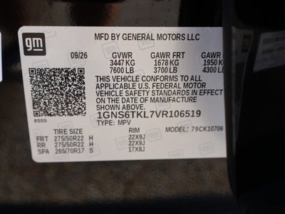 2027 Chevrolet Tahoe High Country