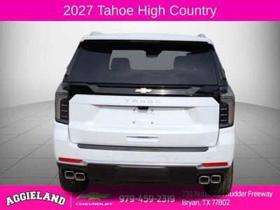 2027 Chevrolet Tahoe High Country