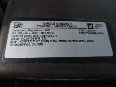 2021 Chevrolet Tahoe Premier