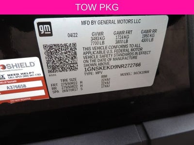 2022 Chevrolet Suburban RST