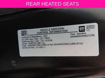 2022 Chevrolet Suburban RST