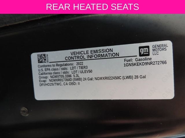 2022 Chevrolet Suburban RST