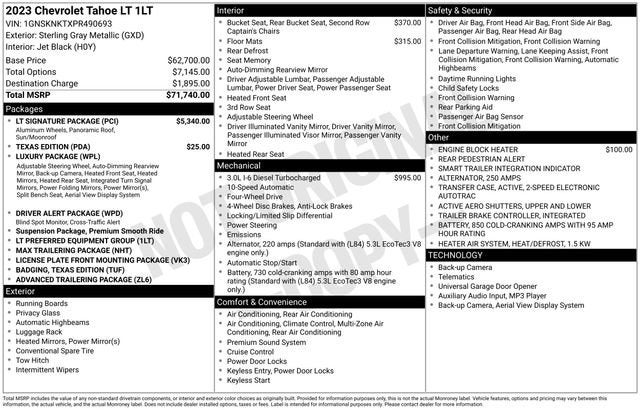 2023 Chevrolet Tahoe LT