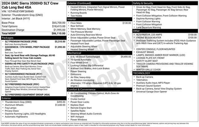 2024 GMC Sierra 3500 HD SLT DRW