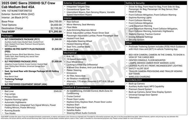 2025 GMC Sierra 2500 HD SLT