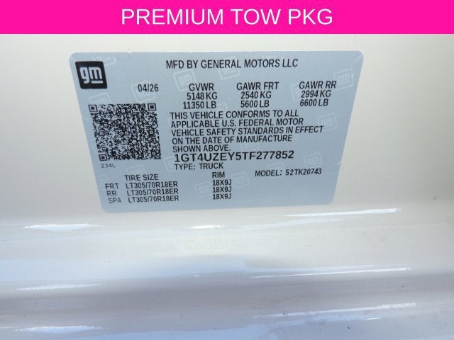 2026 GMC Sierra 2500 HD AT4X