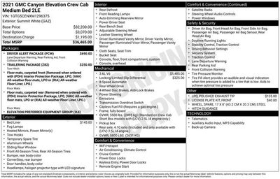 2021 GMC Canyon 2WD Elevation