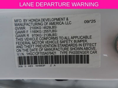 2025 Honda Accord Hybrid Sport-L