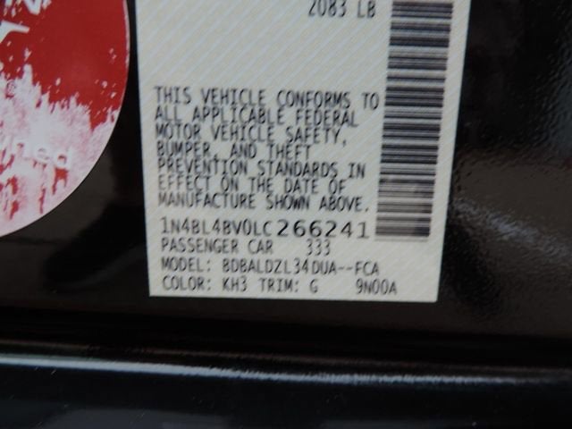 2020 Nissan Altima S FWD