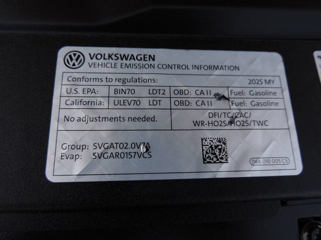 2025 Volkswagen Atlas 2.0T SE w/Technology