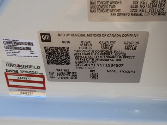 2026 Chevrolet Silverado 2500 HD ZR2