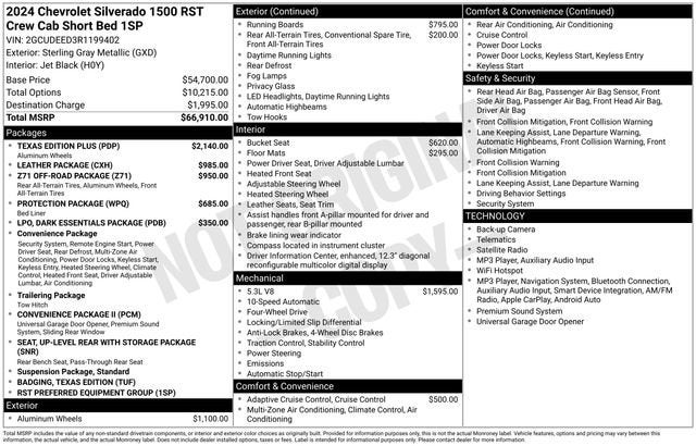 2024 Chevrolet Silverado 1500 RST