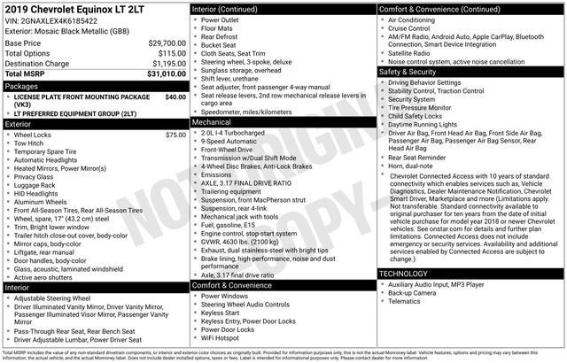 2019 Chevrolet Equinox LT