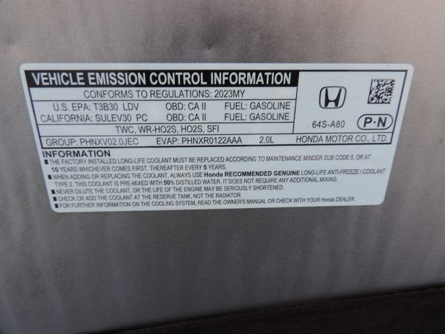 2023 Honda Civic Sedan Sport
