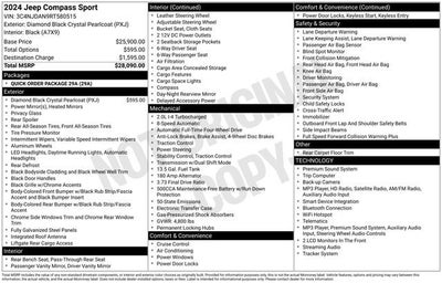 2024 Jeep Compass Sport 4x4